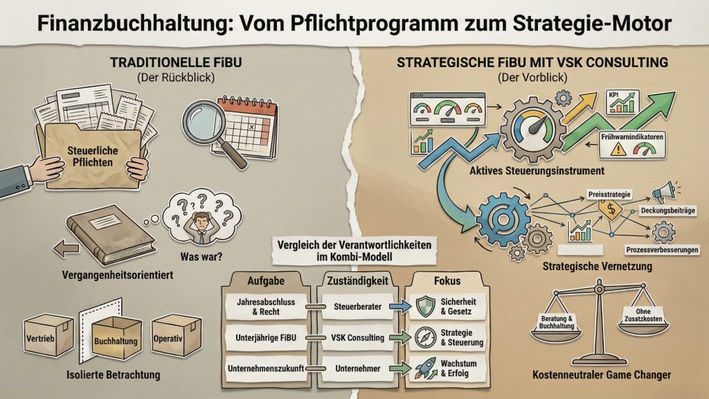 Mit VSK Consulting transparente Buchhaltung die Probleme löst