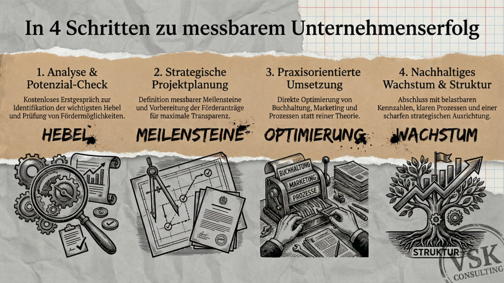 VSK Consulting Schaubild zum Ablauf der Beratung